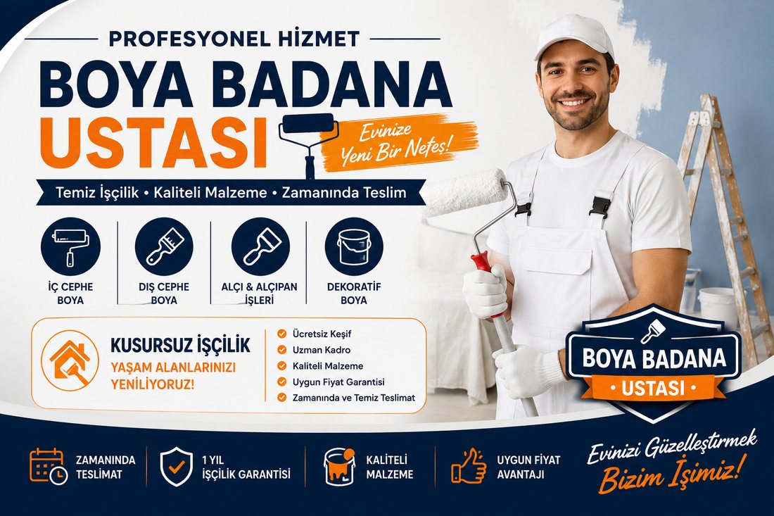 Eşrefpaşa boya badana ustası – profesyonel boyacı